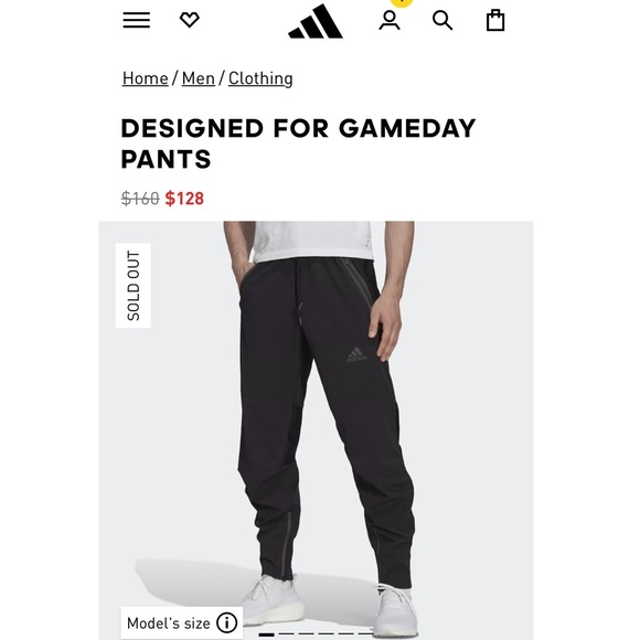 Adidas Sportswear Adidas Game Day Pants ADIDAS Jogger Pants